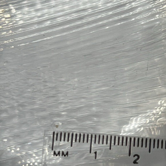 Studio PARAN Richard Jones Optic Twist Flask Glass Vase purple and clear Signed - Picture 12 of 12